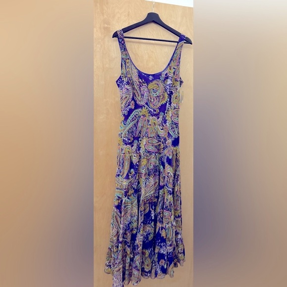 Taylor Multicolor Paisley Maxi Dress - Picture 3 of 13